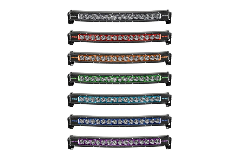 Load image into Gallery viewer, 20” Rigid Radiance+ Curved RGBW Light Bar 320053