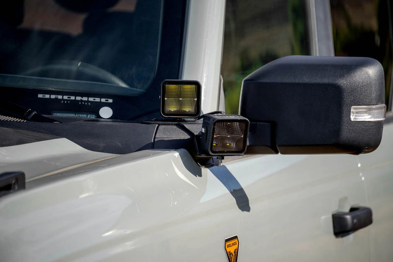 Load image into Gallery viewer, DV8 A-Pillar Dual Light Pod Drop Mounts - 2021+ Ford Bronco - LBBR-08
