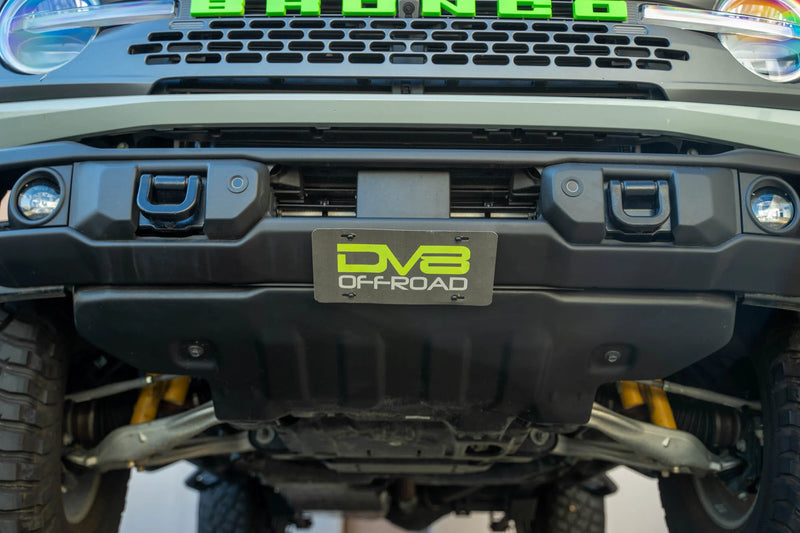 Load image into Gallery viewer, DV8 Capable Bumper Slanted Front License Plate Mount - 2021+ Ford Bronco - LPBR-05