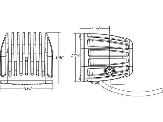 Rigid D-Series PRO White Spot 202213