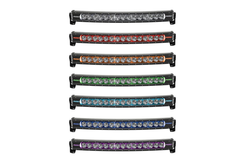 Load image into Gallery viewer, 40” Rigid Radiance+ Curved RGBW Light Bar 340053