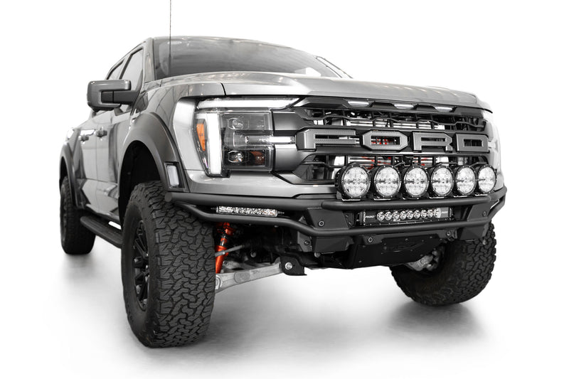 Load image into Gallery viewer, ADD Race Series Front Bumper Light Hoop - 2021+ Ford F-150 Raptor - AC2107001NA