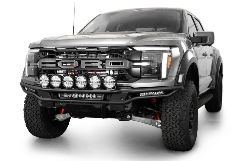Load image into Gallery viewer, ADD Race Series Front Bumper Light Hoop - 2021+ Ford F-150 Raptor - AC2107001NA