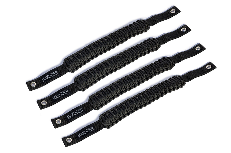 Load image into Gallery viewer, Maxlider 2021-2025 Bronco Paracord Grab Handles - Set of 4 Black