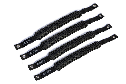 Maxlider 2021-2023 Bronco Paracord Grab Handles - Set of 4 Black