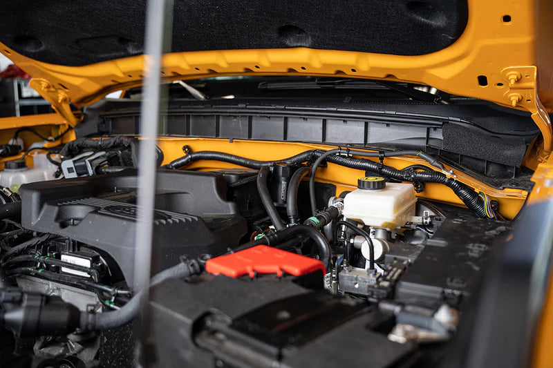 Load image into Gallery viewer, Corsa Performance Aluminum Oil Catch Can - 2021+ Ford Bronco 2.3L - corCC018