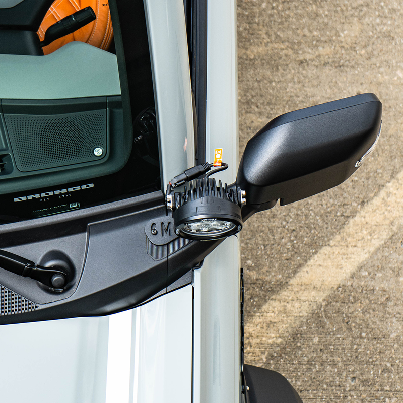 Load image into Gallery viewer, Maxlider Single Cowl Light Brackets - (Set of 2 Brackets: Passenger + Driver Side)