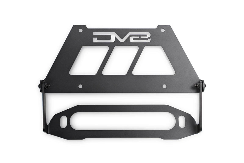 Load image into Gallery viewer, DV8 Fairlead Mounted Flip Up License Plate Bracket - LPBM-02