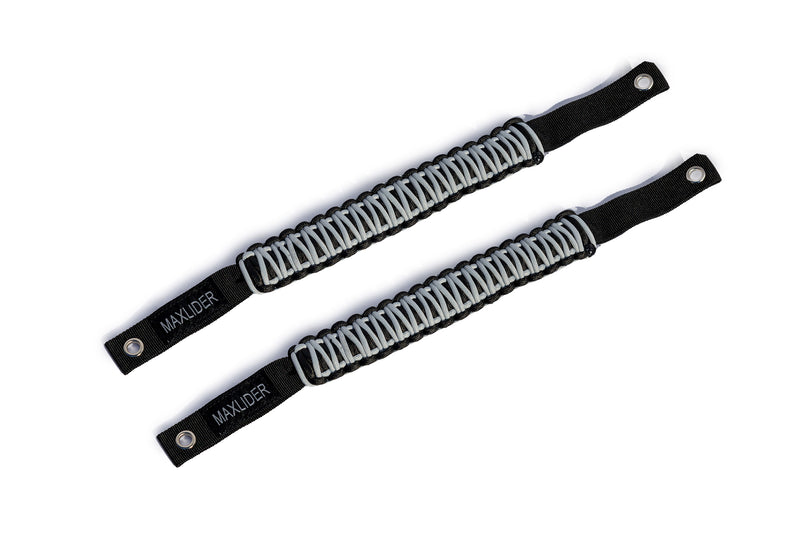 Load image into Gallery viewer, Maxlider 2021-2025 Bronco Paracord Grab Handle - Set of 2 Gray with Black