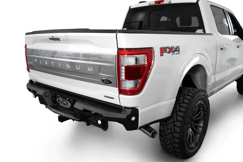 Load image into Gallery viewer, Addictive Desert Designs Black Label Rear Bumper - 2021-2023 Ford F-150 - R19020NA0103