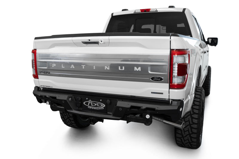 Load image into Gallery viewer, Addictive Desert Designs Black Label Rear Bumper - 2021-2023 Ford F-150 - R19020NA0103