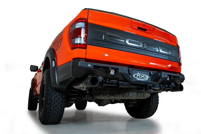 Load image into Gallery viewer, Addictive Desert Designs Bomber Rear Bumper -2021+ Ford F-150 Raptor & Raptor R - R210141370103
