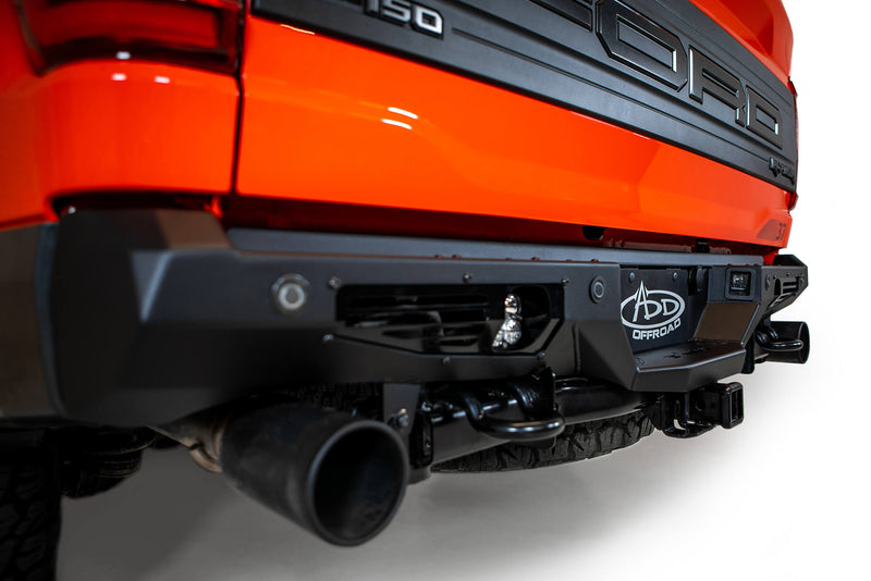 Load image into Gallery viewer, Addictive Desert Designs Bomber Rear Bumper -2021+ Ford F-150 Raptor & Raptor R - R210141370103