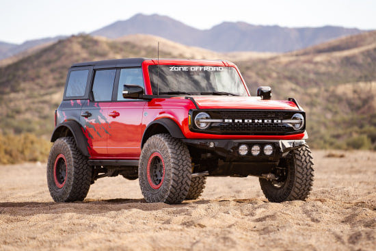 Load image into Gallery viewer, 2021-2025 Ford Bronco - Zone Offroad 3" Lift Kit Sasquatch Equipped - 4 Door ZONF97