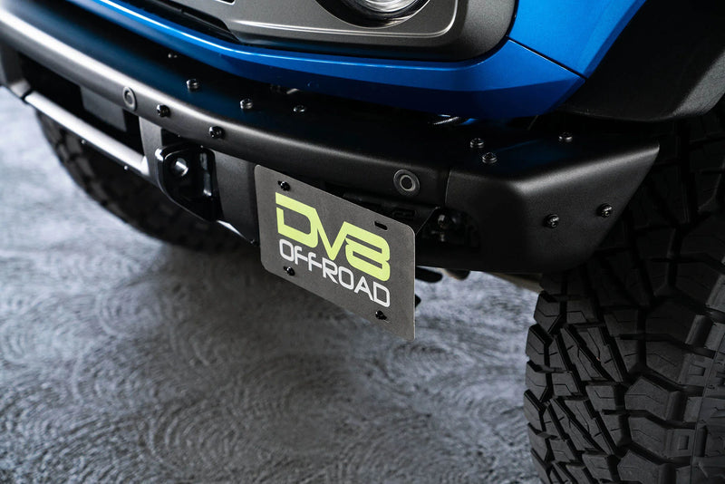 Load image into Gallery viewer, DV8 Factory Front Bumper License Relocation Bracket Side - 2021+ Ford Bronco - LPBR-02