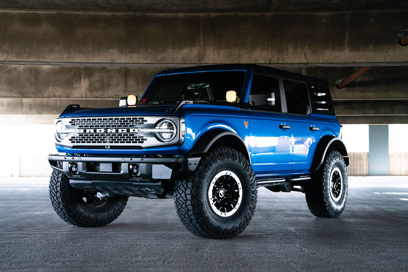 Load image into Gallery viewer, DV8 Factory Front Bumper License Relocation Bracket Side - 2021+ Ford Bronco - LPBR-02