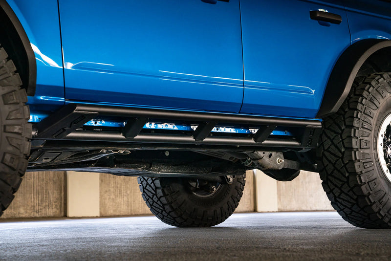 Load image into Gallery viewer, DV8 4-Door Rock Sliders FS-15 series - 2021+ Ford Bronco - SRBR-01
