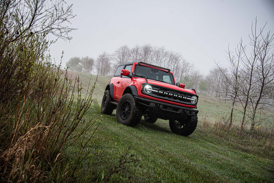 4 Door Ford Bronco Stage 2 Lift Kit Fox 3.4" - 4.5" Front and Rear Coilover Set - 2021-2025