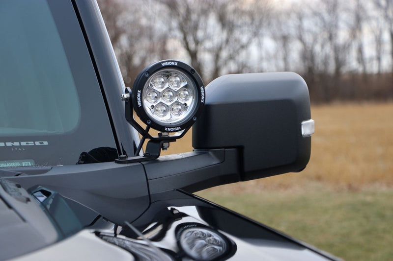 Load image into Gallery viewer, Maxlider Single Cowl Light Brackets - (Set of 2 Brackets: Passenger + Driver Side)