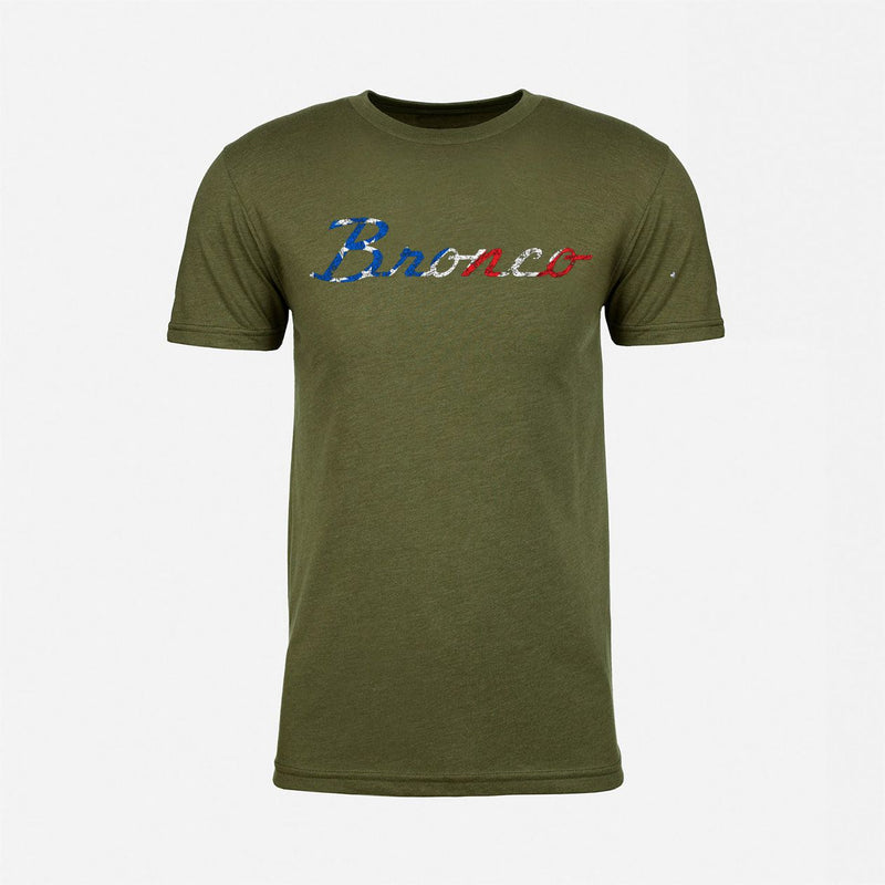 Load image into Gallery viewer, American Flag Ford Bronco Script Vintage Wash Premium T-Shirt