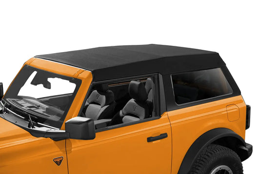 Bestop Trektop Slantback Soft Top Black Twill  2-Door  - 2021-2025 Ford Bronco - 56872-17