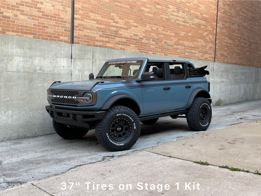 2021 - 2025 Ford Bronco 4" Maxlider Bros Stage-1 Lift Kit - 2 Door SASQUATCH Package