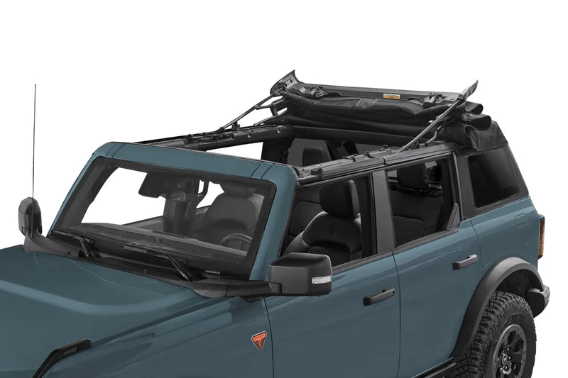 Load image into Gallery viewer, Bestop Trektop Slantback Soft Top Black Twill  4-Door - 2021-2025 Ford Bronco - 56873-17