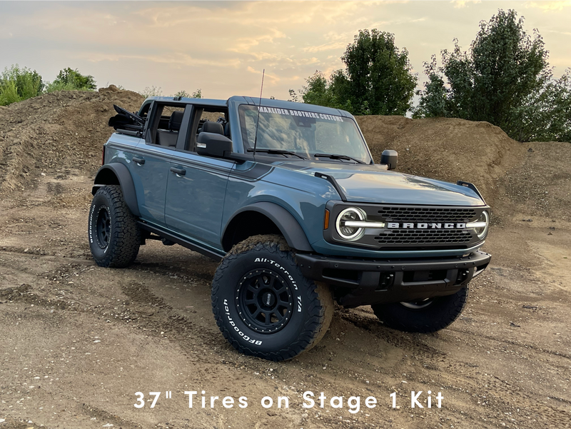 Load image into Gallery viewer, 2021 - 2025 Ford Bronco 4" Maxlider Bros Stage-1 Lift Kit - 4 Door NON-SASQUATCH NON-BADLANDS Package