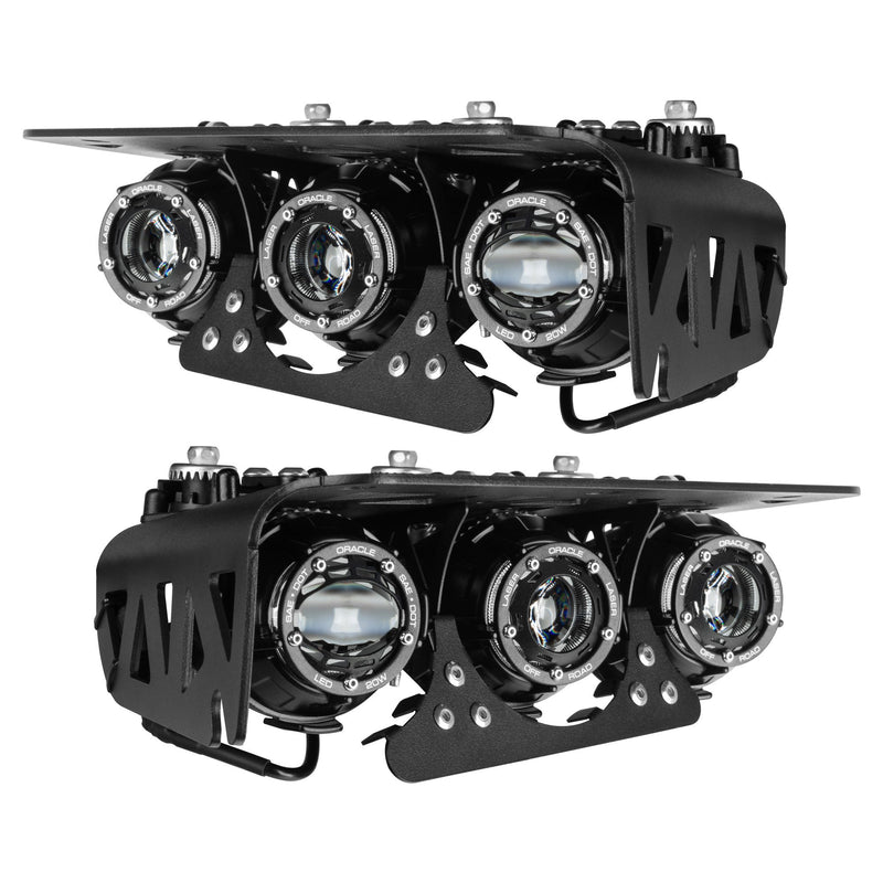 Load image into Gallery viewer, ORACLE Lighting Off Road LASER Auxiliary Lights + LED Fog Light Kit for Steel Bumper - 2021-2025 Ford Bronco - 5928-LZZ-001