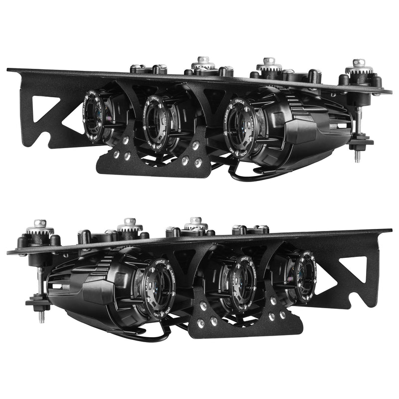 Load image into Gallery viewer, ORACLE Lighting Off Road LASER Auxiliary Lights + LED Fog Light Kit for Steel Bumper - 2021-2025 Ford Bronco - 5928-LZZ-001