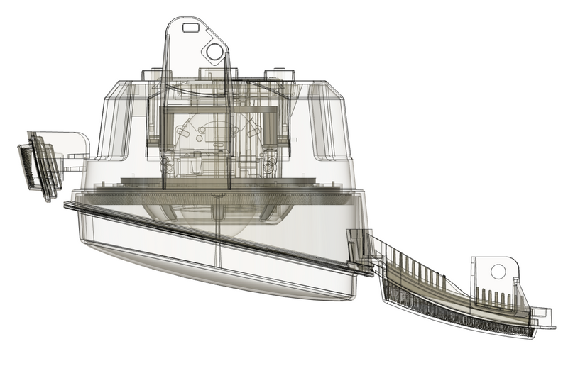 Load image into Gallery viewer, CAD diagram of side view of oculus