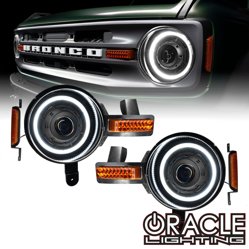 Load image into Gallery viewer, ORACLE Lighting Oculus™ Bi-LED Projector Headlights for 2021+ Ford Bronco