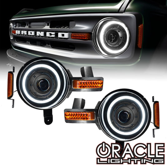 ORACLE Lighting Oculus™ Bi-LED Projector Headlights for 2021+ Ford Bronco