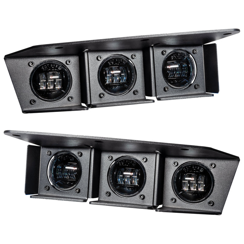 Load image into Gallery viewer, Bronco triple fog light with white LEDs