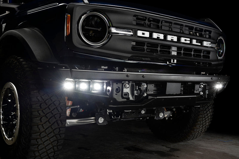 Load image into Gallery viewer, ORACLE Lighting 2021-2025 Ford Bronco Triple LED Fog Light Kit for Steel Bumper