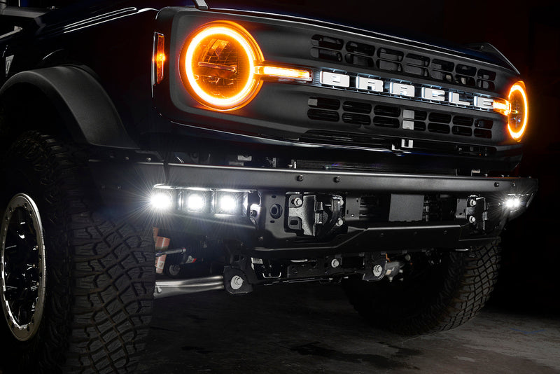 Load image into Gallery viewer, ORACLE Lighting 2021-2025 Ford Bronco Triple LED Fog Light Kit for Steel Bumper