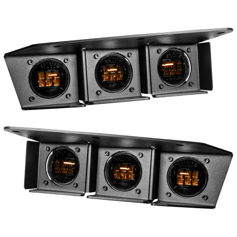 Load image into Gallery viewer, Bronco triple fog light with amber LEDs