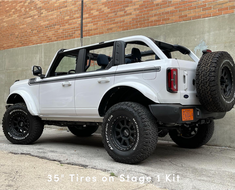 Load image into Gallery viewer, 2021 - 2025 Ford Bronco 4" Maxlider Bros Stage-1 Lift Kit - 2 Door NON-SASQUATCH NON-BADLANDS Package