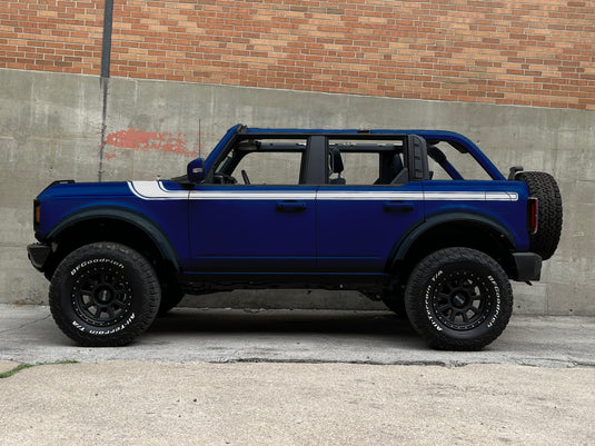2021-2025 Ford Bronco Vintage Stripe Kit - 2 DOOR