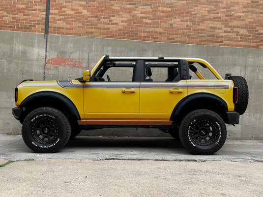 2021-2025 Ford Bronco Vintage Stripe Kit - 2 DOOR
