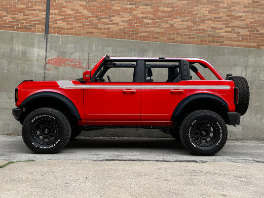 2021-2025 Ford Bronco Vintage Stripe Kit - 2 DOOR
