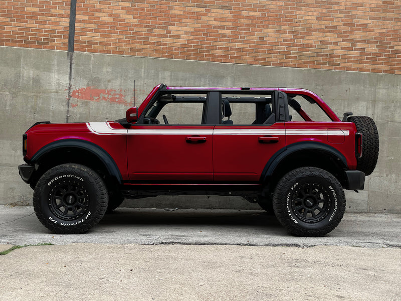 Load image into Gallery viewer, 2021-2025 Ford Bronco Vintage Stripe Kit - 2 DOOR