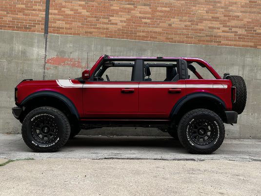 2021-2025 Ford Bronco Vintage Stripe Kit - 2 DOOR