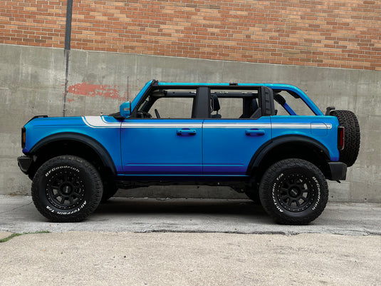 2021-2025 Ford Bronco Vintage Stripe Kit - 2 DOOR