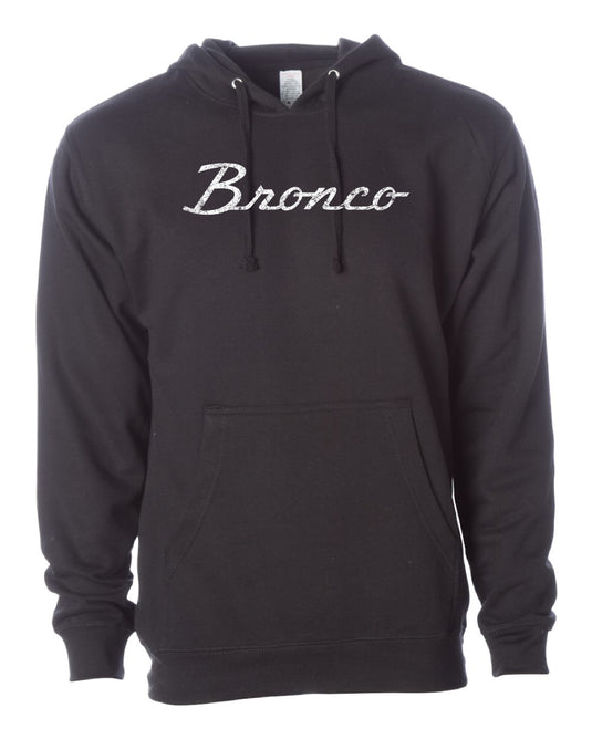 Ford Bronco Script Vintage Wash Midweight Premium Hoodie