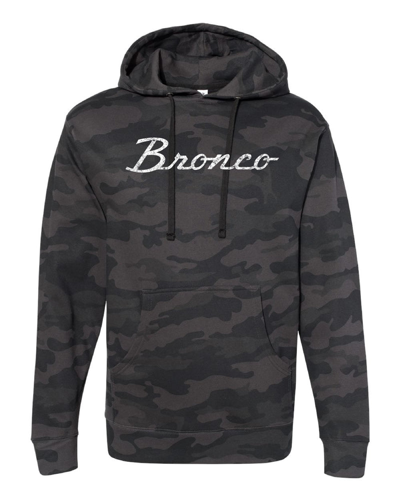 Load image into Gallery viewer, Ford Bronco Script Vintage Wash Midweight Premium Hoodie
