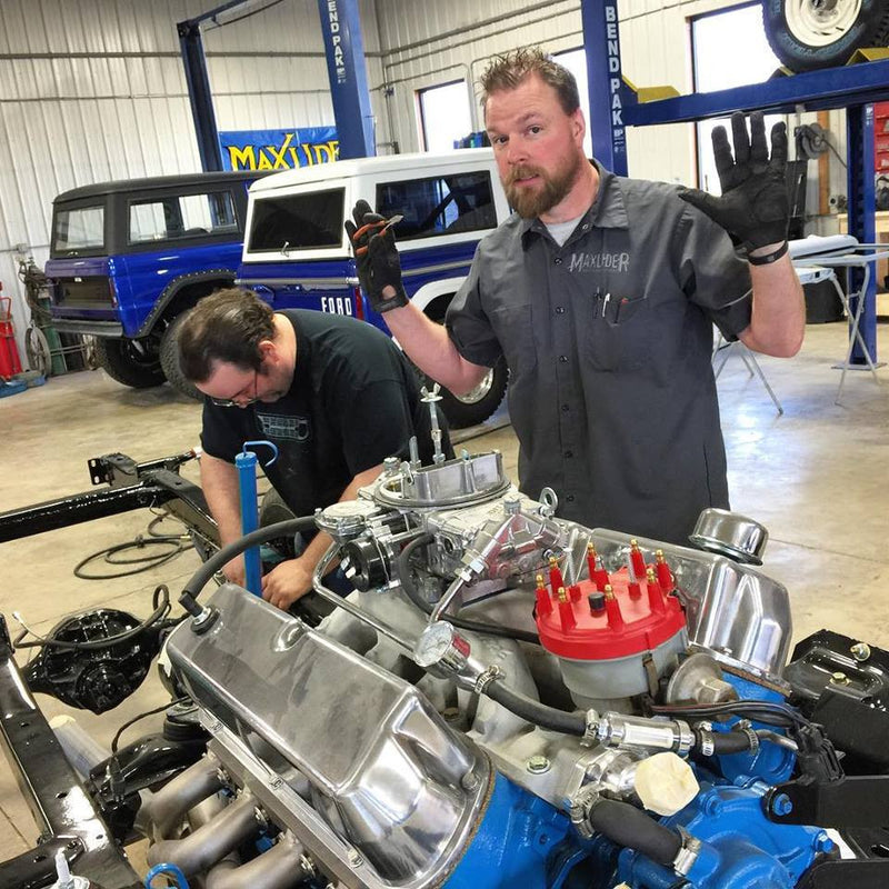 Load image into Gallery viewer, Maxlider Brothers Customs Mechanic Shop Shirt