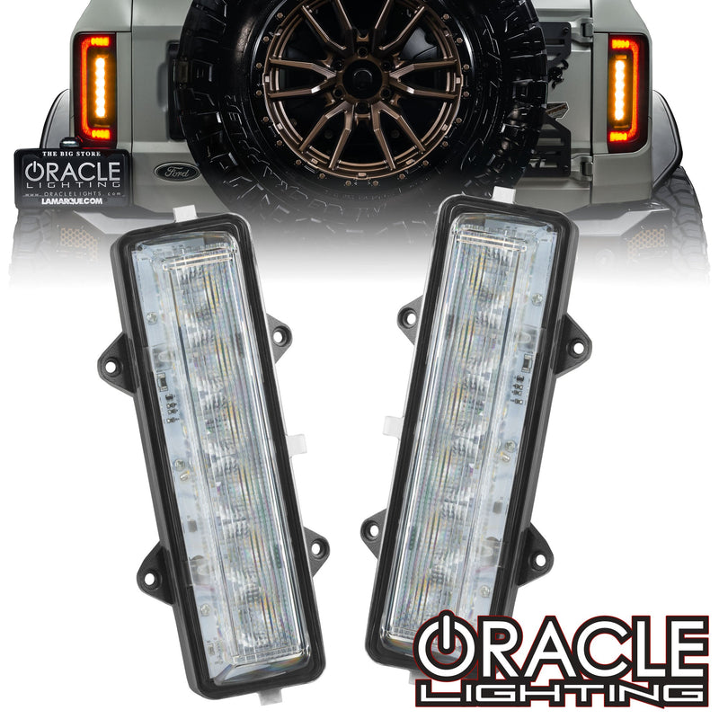 Load image into Gallery viewer, ORACLE Lighting Dual Function Amber/White Reverse LED Modules for Ford Bronco Flush Tail Lights