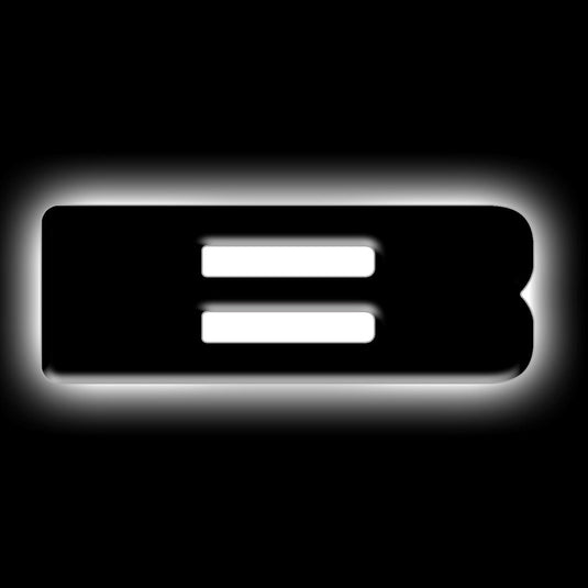 2021-2025 Ford Bronco White LED Grille Letter Light set by Oracle - Matte Black