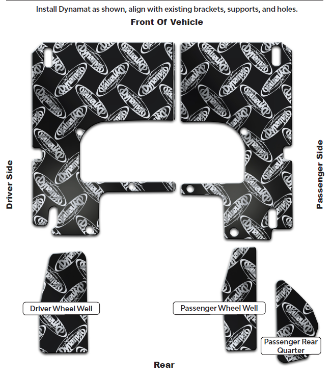 Load image into Gallery viewer, Dynamat Xtreme 2021+ Ford Bronco Cargo Area Kit -  4 Door